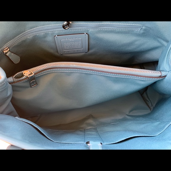 Coach large tote khaki signature green - Picture 4 of 4